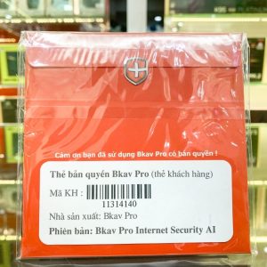 Phần mềm diệt virus BKAV Pro Internet security