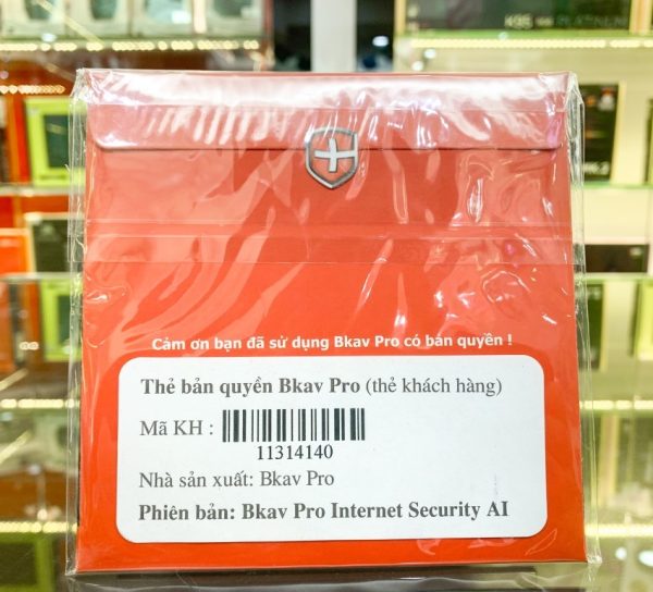 Phần mềm diệt virus BKAV Pro Internet security
