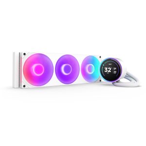 Bộ Tản Nhiệt Nước NZXT KRAKEN ELITE 360 RGB V2 White 360mm (RL-KR36E-W2)